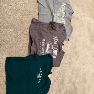 H&M Women's Muscle Tees - Gray and Teal